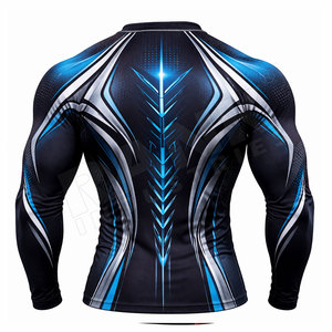 Vêtements de compression pour l'entraînement, Rash Guard pour hommes, équipement d'entraînement et de course, Rash Guard pour hommes, fitness, sport, Rash Guard pour hommes - Product Image 2