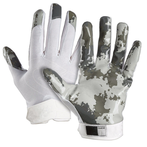 Gants de football américain résistants à l'humidité, avec une excellente adhérence, fabrication directe, service OEM, étiquette privée, fourniture pour les détaillants. - Product Image 6