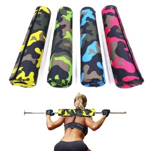Portable Gym Fitness <b>Barbell</b> Pad Secure Pull Straps Non-Slip Heavy Duty Pressure Relief Foam Cushion for Hip Thrust Leg Training - Product Image 5