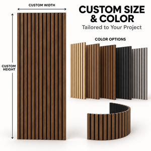 Panneau mural flexible moderne en MDF avec placage bois et feutre acoustique pour isolation phonique, écologique, pour murs intérieurs - Product Image 6