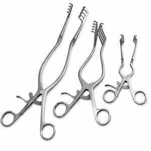 ชุดเครื่องมือผ่าตัดแบบแมนนวล Adson Baby Beckman Norfolk Norwich Retractor Set 3 ชิ้น ผลิตจากสแตนเลสสตีล ได้รับการรับรองมาตรฐาน CE ใช้ซ้ำได้ - Product Image 1