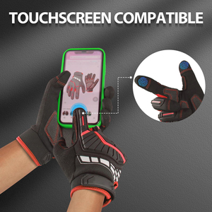 Gants de travail en polyester personnalisés, résistants aux coupures, avec protection contre les impacts TPR, compatibles avec les écrans tactiles, pour l'automobile - Product Image 5