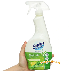 Eco-Friendly Lemon & Lemongrass Multi-Surface <b>Detergent</b> Spray 500ml Household Kitchen & Glass Cleaning Liquid - Product Image 4