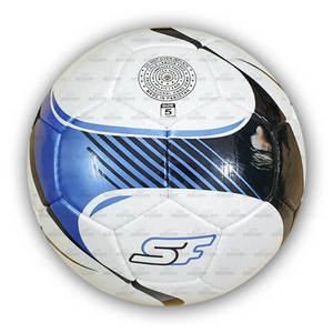 Ballon de football noir de match, qualité supérieure, cousu à la main, taille 5, meilleur prix, fabriqué au Pakistan - Product Image 3