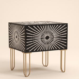Handmade Bone Inlay Side <b>Table</b> High Quality <b>End</b> <b>Table</b> for Home Bedroom <b>Living</b> <b>Room</b> Vintage Ottoman - Product Image 4