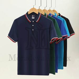 Camiseta Polo de hombre de poliéster 100% personalizada de alta calidad Impresión por sublimación Diseño de manga corta de secado rápido - Product Image 4
