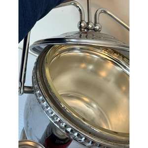 Custom Made Round Brass Made <b>Ice</b> Bucket New Beer Champagne Beverage <b>Cooler</b> Shiny Polished Silver Color Handmade <b>Ice</b> Bucket - Product Image 5