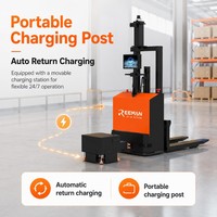 Chariot élévateur intelligent mini-stapler AMR pour entrepôt |   Chariot élévateur à fourche intelligent de petite taille OEM, chariot élévateur à fourche automatique AGV, robot chariot élévateur à fourche
