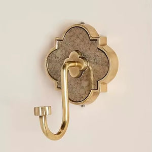 Porte-serviettes en métal massif de qualité supérieure, écologique, couleur personnalisable, design peu encombrant pour un accrochage sécurisé, usage résidentiel - Product Image 1