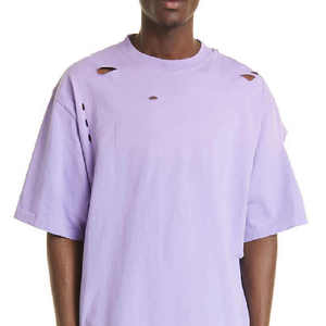 Premium Quality Men Distressed <b>T</b> <b>Shirt</b> Latest Style Affordable Rate Hot Selling Distressed <b>T</b> <b>Shirt</b> With Custom Logo/Colors - Product Image 6