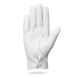 Guantes de Conducción de Piel de Oveja Blanca hasta la Muñeca, Estilo Sencillo, Sin Forro, para Uso Diario en Negocios, Invierno y Primavera - Product Image 3