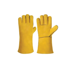 Holy Signs International HSI-1458 High Quality High Heat Resistance Anti-Cut Anti-Smash Breathable/Comfortable Welding <b>Gloves</b> - Product Image 4