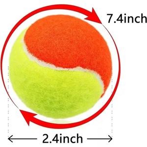 Balle de cricket et de tennis en caoutchouc personnalisable de haute qualité, qualité supérieure, promotionnelle, portable, durable, légère, divertissement - Product Image 2