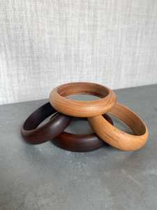Brazalete de Madera Vintage Hecho a Mano, Adorno para la Muñeca, Joyería de Diseño Étnico, Regalo Casual de Moda para Chicas, Floral/Geométrico - Product Image 6