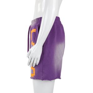 Pantalones Cortos Deportivos Relicstar Vintage Streetwear de Felpa Francesa para Hombre, Personalizados, 100% Algodón, Holgados, con Efecto Deslavado al Sol y Lavado Ácido - Product Image 2