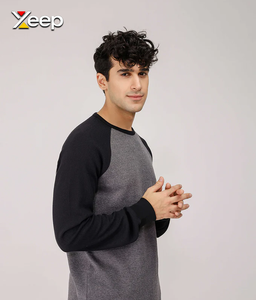เสื้อเจอร์ซีย์แขนยาวผู้ชาย XEEP แบบสั่งทำพิเศษ ผ้าโพลีเอสเตอร์/คอตตอน ปักลาย ซิปด้านหน้า ถักด้วยเทคนิคตรวจจับด้วยเข็ม น้ำหนัก 180 กรัม - Product Image 4
