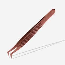 Nouvelles Pinces à Épiler Tendance en Promotion pour Isolation des Cils, à Pointe Courbe en Acier Inoxydable, Personnalisables avec Pointe en Fibre pour Extensions de Cils - Product Image 3