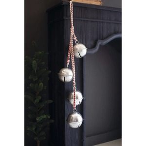 Campanas de Metal Rústicas Redondas Colgantes para Árbol de Navidad, Adornos Hechos a Mano, Decoración Festiva Navideña - Product Image 1