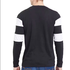 เสื้อยืดแขนยาวผู้ชายคุณภาพพรีเมียม ทรงหลวม ใส่ได้ทุกฤดู ระบายอากาศได้ดี แห้งเร็ว คอกลม ผ้าฝ้าย 100% - Product Image 2