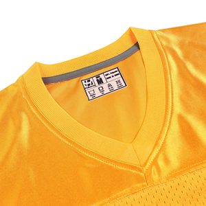เสื้อฟุตบอลสำหรับผู้ชาย ผ้าตาข่าย แบบเรียบ ปรับแต่งได้ ยูนิเซ็กซ์ คลาสสิก ระบายอากาศได้ดี เสื้อยืดออกกำลังกาย เสื้อกีฬา ชุดลำลอง ชุดฟิตเนส - Product Image 4