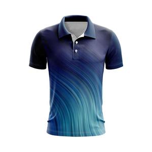เสื้อโปโลชายสีดำแดงลายทาง แขนสั้น แห้งเร็ว สวมใส่สบาย เหมาะสำหรับกอล์ฟ  รับสกรีนโลโก้ ผลิตจากผ้าระบายอากาศเป็นมิตรกับสิ่งแวดล้อม - Product Image 3