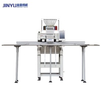 JCM-1201JINYU Nouvelle conception 2022, dernière technologie, machine à broder monotête 12 aiguilles pour chapeaux et vêtements, avec fonction de cordonnage facile