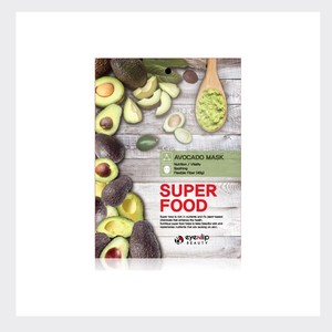 มาส์กหน้าเกาหลี K-Beauty Superfood Avocado Mask 10 ชิ้น ผลิตในเกาหลี ผลิตภัณฑ์ดูแลผิวหน้า แผ่นมาส์กหน้า - Product Image 1