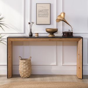 Consolle in Legno Moderna da 150 cm, Design Rustico e Contemporaneo per Ingresso o Soggiorno - Product Image 2