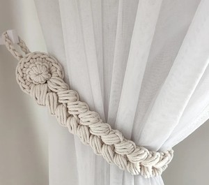 Curtain <b>Tie</b> <b>Backs</b> Braided Design for Bohemian Home Decor House Warming Gift Idea - Product Image 2