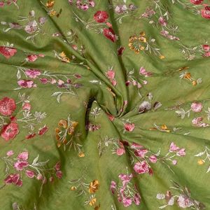 Luxury Malty Embroidery Fabric Water Soluble Lace Mesh Fabric for Bridal Wear Wedding Dresses Designer Garments - Product Image 5