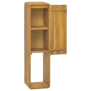 Mobile bagno a parete in legno massello Teak 9.8 "x 9.8" x 39.4" - Product Image 3
