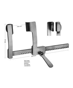 Espaciador de Esternotomía Cooley para Adultos 32×50mm, Retractor Quirúrgico Cardiaco Torácico de Acero Inoxidable Reutilizable OEM ODM - Product Image 1