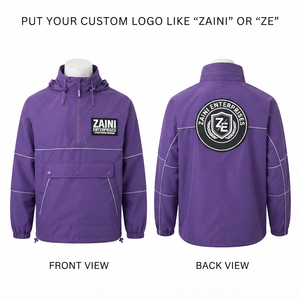 Nylon/Cotton <b>Canvas</b> 120 GSM Men Winter Windbreaker Jacket Waterproof Breathable Windproof High Street Style Digital Printing - Product Image 1