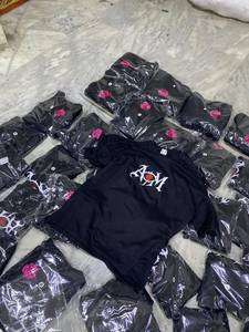 Winter <b>Black</b> <b>Rose</b> Embroidered Floral Men's Hoodie Pullover Sweatshirt with Pocket Casual Streetwear - Product Image 2