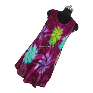 Nouvelle Robe Longue Sexy Multicolore Imprimée Tie-Dye Classique Printemps-Été 2026 – Robe de Soirée Bohème Gypsy en Rayonne Tie-Dye - Product Image 1