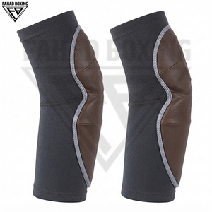 Genouillères en cuir synthétique respirantes, légères et réglables, avec rembourrage renforcé pour une protection élevée contre les chocs, idéales pour la lutte - Product Image 3