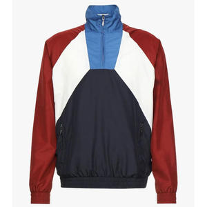 2025 Men's New Style Waterproof Hooded Windbreaker <b>Jacket</b> Colour Block Panel Plus Size New Fashion Design - Product Image 1