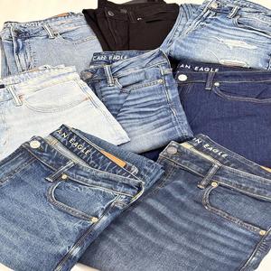 Pantalons en jean déchirés slim pour hommes de haute qualité, style européen et américain, mode décontractée, pantalon skinny délavé, lot en stock - Product Image 1