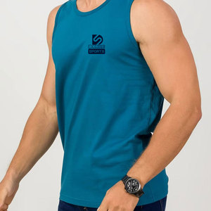เสื้อกล้ามออกกำลังกายผู้ชาย ผ้าฝ้าย สำหรับฤดูร้อน ทรงเข้ารูป สไตล์ลำลอง ระบายอากาศได้ดี - Product Image 5
