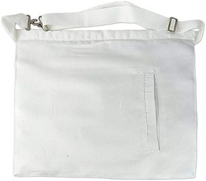 Nouvelle Arrivée Réglable Personnalisée Broderie 3D Maçonnique Direct Usine Franc-Maçon Poly Coton Blanc Insignes Maçonniques Apprenti - Product Image 1