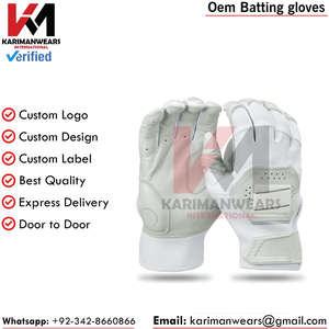 Guantes de Bateo de Béisbol Ligeros, Duraderos, de Cuero Transpirable, Cómodos, para Entrenamiento y Competencia - Product Image 2