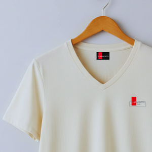 Camiseta de Cuello en V para Hombre, 100% Algodón, 180 GSM, Logotipo Personalizado, Camiseta Lisa, Ropa Casual Básica - Product Image 2