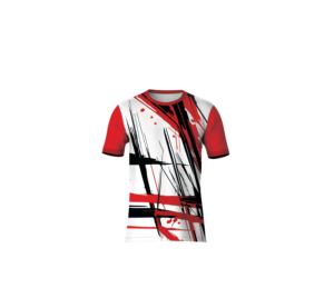 T-shirt décontracté pour homme, col rond, coupe classique, respirant, écologique, séchage rapide, sublimation, tricoté sur le devant, 100 % polyester, 220 g - Product Image 4
