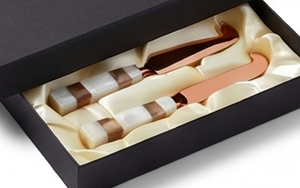 Stylish Copper <b>Cheese</b> <b>Knives</b> <b>Set</b> With Resin Handles Perfect For Decorative Kitchenware Hotel Use And Server Ware Tools - Product Image 5