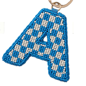 Elegante Llavero Artesanal Ecológico con Bordado de Cuentas de Semillas, Accesorio para Aniversario y Graduación - Product Image 5