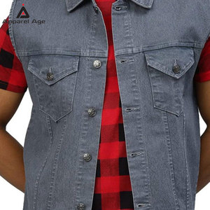 Chaleco Vaquero Transpirable para Hombre, Fabricado en Pakistán, Personalizable, de Alta Calidad, Precio Razonable, para Adultos - Product Image 3