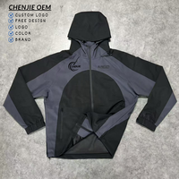 Veste de randonnée pour homme sur mesure, veste imperméable, veste coupe-vent respirante, veste de marque de haute qualité pour l'extérieur avec capuche complète