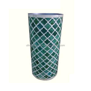 Florero con incrustaciones de hueso hechas a mano, maceta moderna con las mejores flores para boda y uso doméstico - Product Image 2