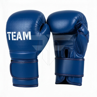 Gants de boxe sur mesure de haute qualité en cuir véritable pour entraînement professionnel, avec fermeture auto-agrippante, pour adultes, OEM