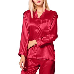 Venta al por mayor de ropa de dormir para mujer de alta calidad, personalizada, de color sólido, diseño elegante, traje de noche para damas. - Product Image 3